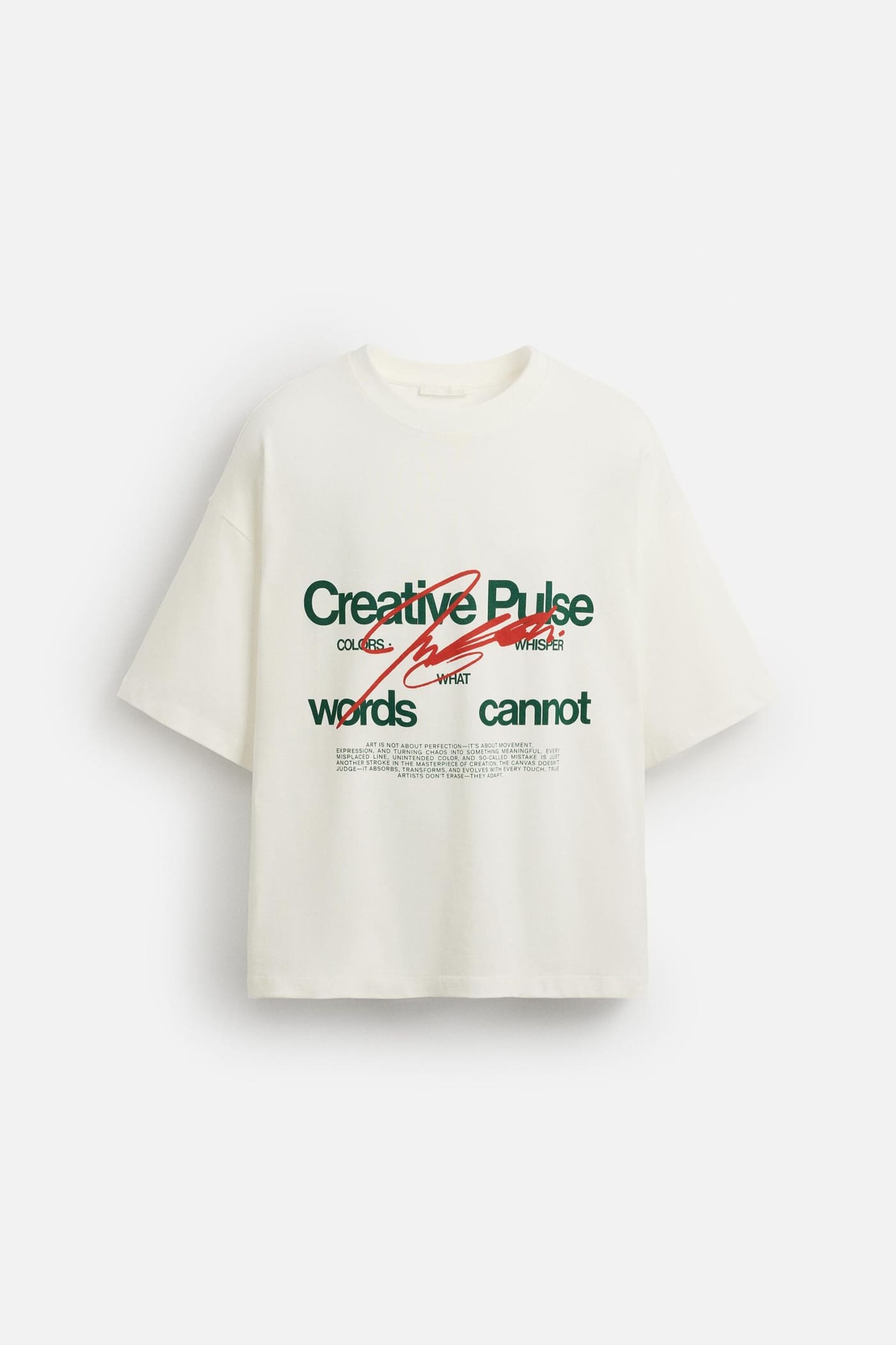 Printed Washed T-Shirt - Image 1