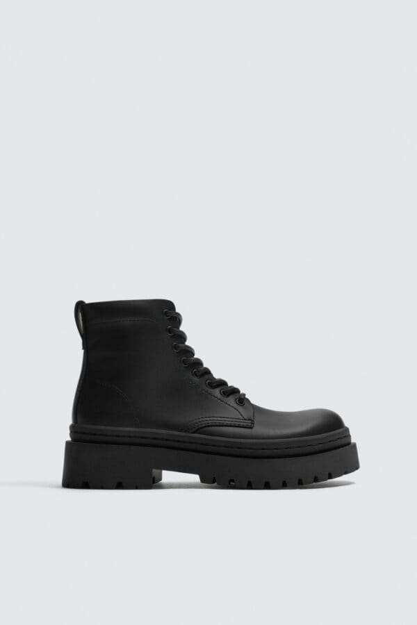 Chunky Laced Boots